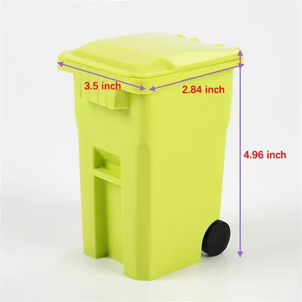Garbage Trash Bin Pen Holder Desktop Organizer Pencil Cup
