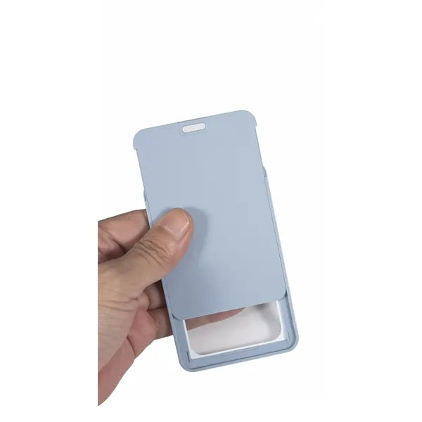 Work ID Card Holder with Easy Pull Buckle Lanyard