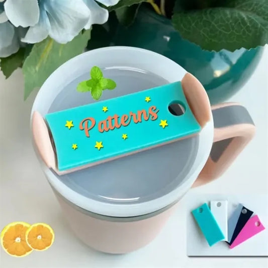 Acrylic Tumbler Name Plate