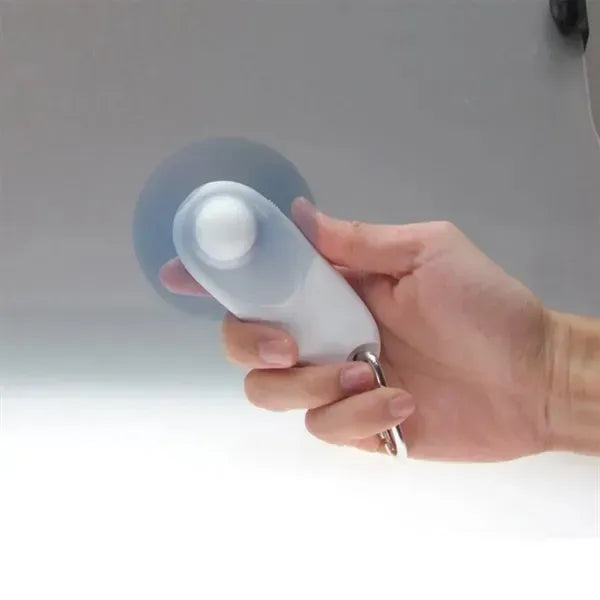 Mini Hand Held Fan with LED Light & Carabiner