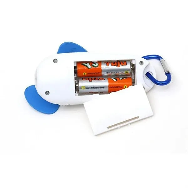 Mini Hand Held Fan with LED Light & Carabiner
