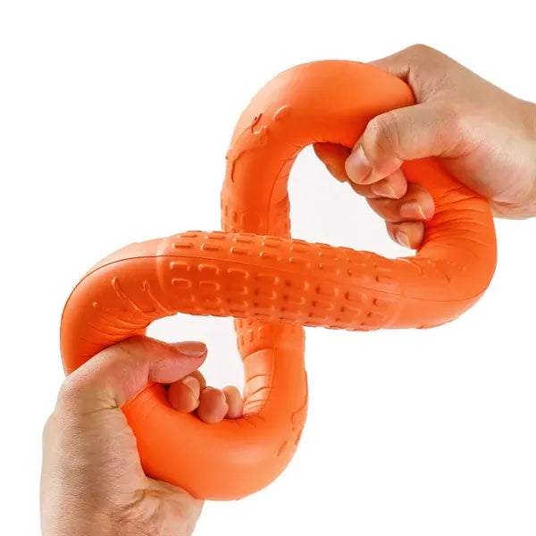 Dog Toys FLOATABLE Flying Disk Training Ring Puller Anti-Bit