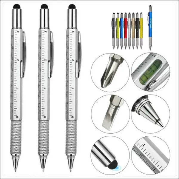 6 in 1 Multitool Tech Tool Unique Metal Pen For Gift
