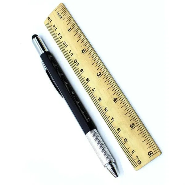 Metal-Function Screwdriver Pen With Ruler Levelgauge