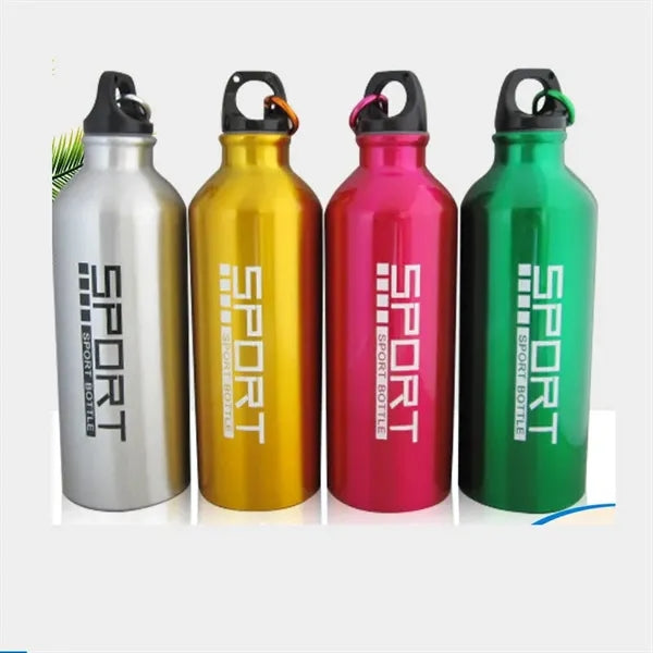 Lightweight Aluminum Water Bottle With Buckle and Twist Cap