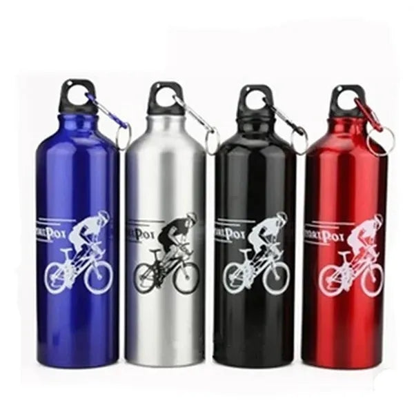 Lightweight Aluminum Water Bottle With Buckle and Twist Cap