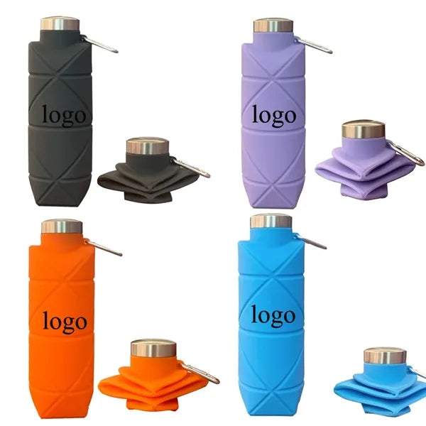 20 Oz. Outdoor Silicone Folding Bottle