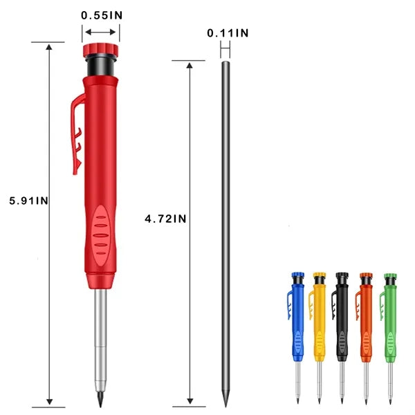 Retractable Deep Hole Mechanical Pencil