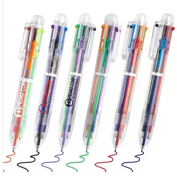 6-in-1 Multicolor Ballpoint Pen for School/ Office