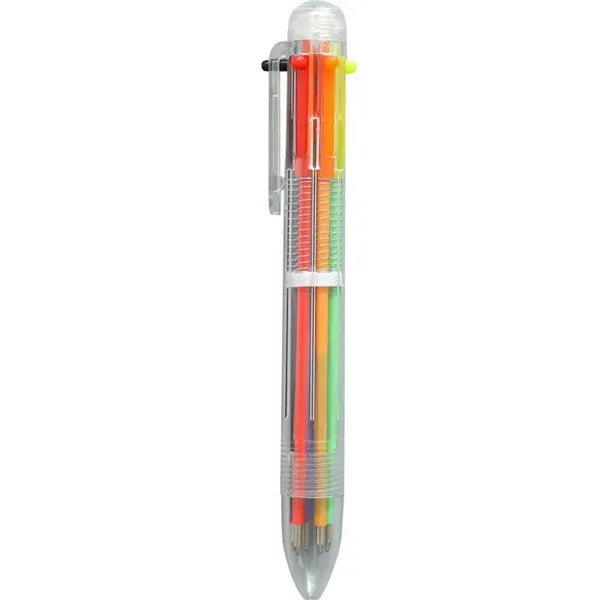 6-in-1 Multicolor Ballpoint Pen for School/ Office