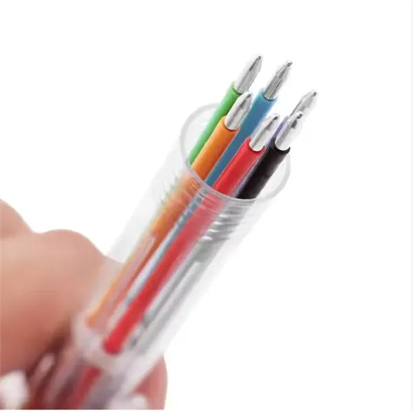 6-in-1 Multicolor Ballpoint Pen for School/ Office
