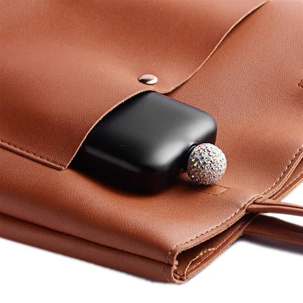 6oz Diamond Stainless Steel Hip Flask