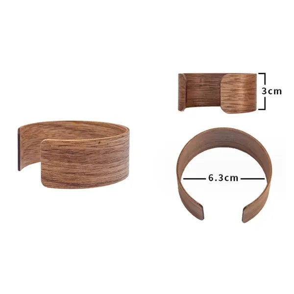 Wooden Cup Sleeve Beverage Bottle Holder