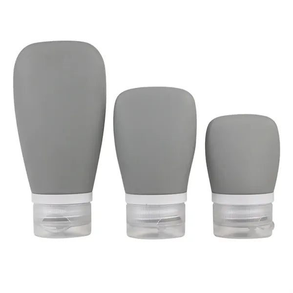 Silicone Leak Proof Travel Bottles Set with Custom Logo