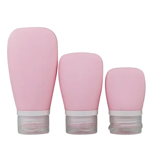 Silicone Leak Proof Travel Bottles Set with Custom Logo