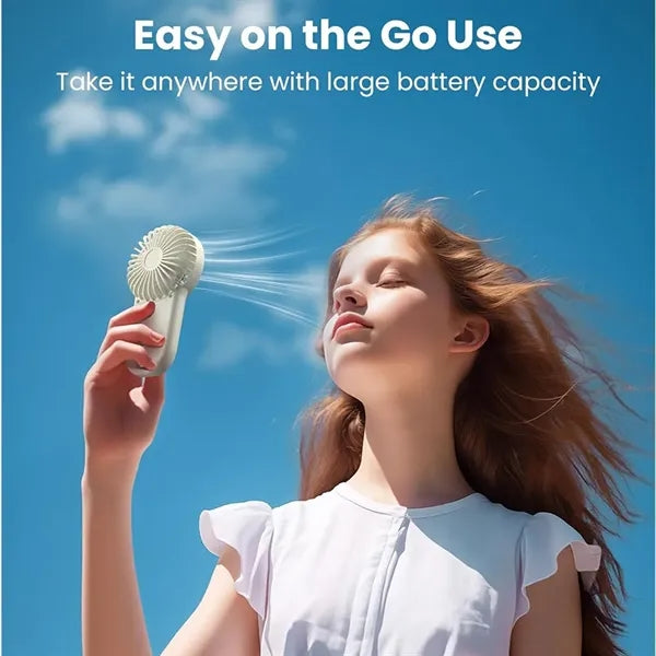 Cooling Handheld Fan with Hook