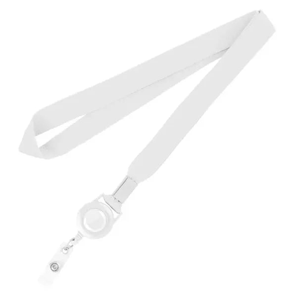 3/4" Silk Screen Lanyard/Badge Reel Combo