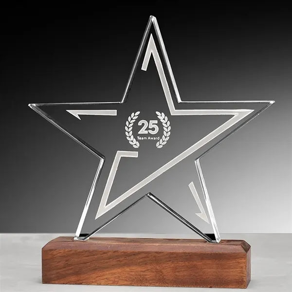 Glass Award Plaque