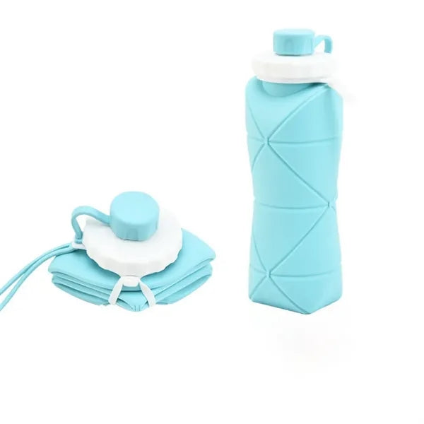 21Oz Silicone Foldable Water Bottle