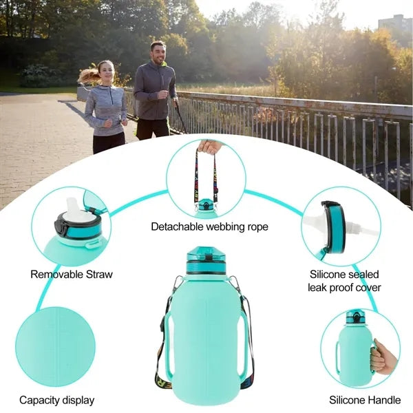 64Oz Collapsible Water Bottles