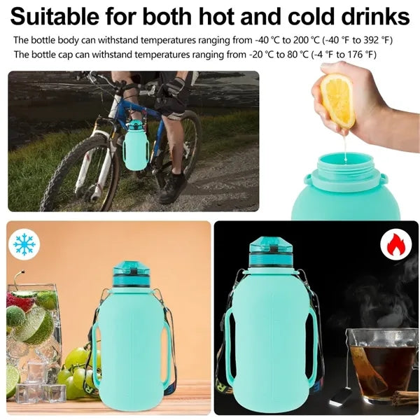 64Oz Collapsible Water Bottles