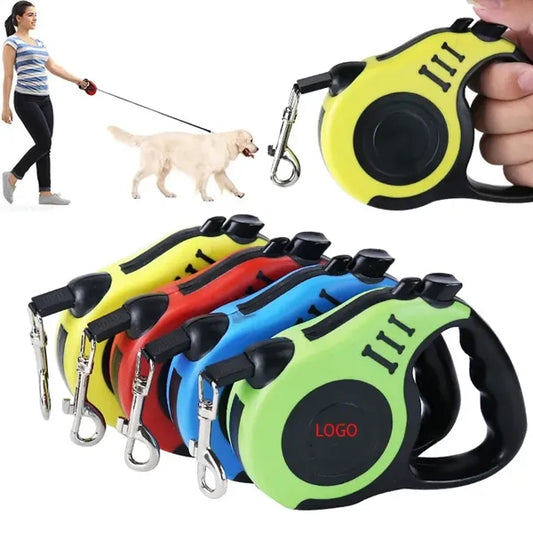 Dog Tractor Leash Automatic Telescopic Tape