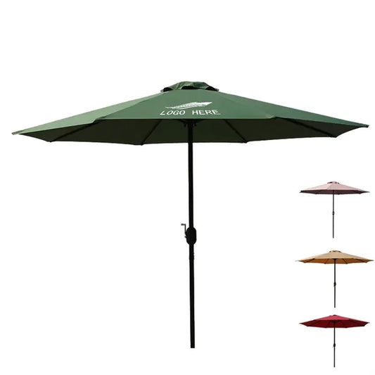 Outdoor Straight Pole Stall Advertising Sun Umbrella