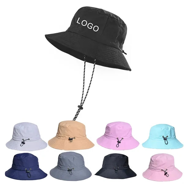 Packable Quick Dry Outdoor Bucket Hat With Carry Bag