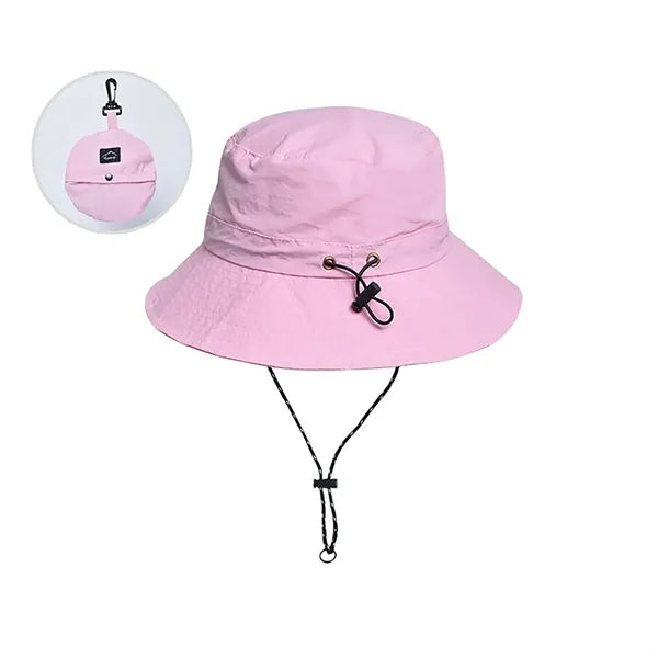 Packable Quick Dry Outdoor Bucket Hat With Carry Bag
