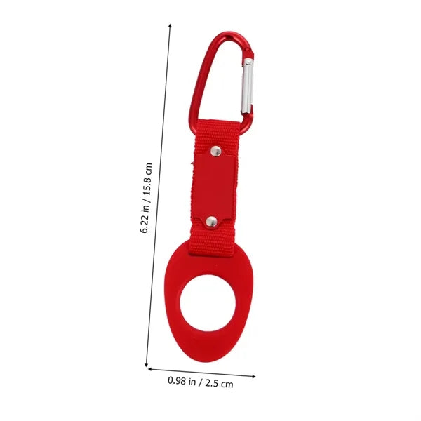 Key Ring Water Bottle Aluminum Clip Hook For Outdoor