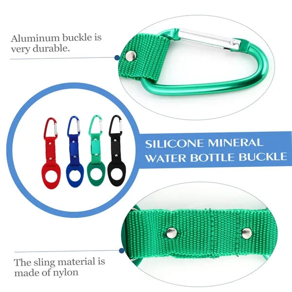 Key Ring Water Bottle Aluminum Clip Hook For Outdoor