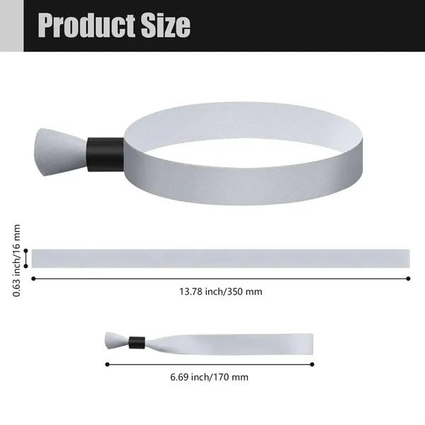Color Sublimation Cloth Wristbands For Festival Events