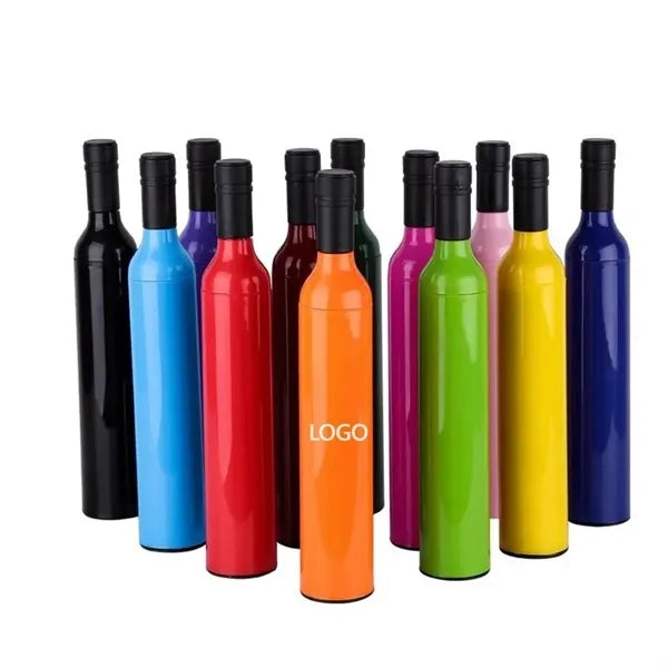 Folding Wine Bottle Umbrella For UV Protection