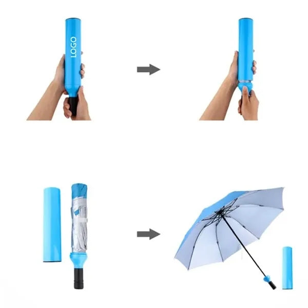 Folding Wine Bottle Umbrella For UV Protection