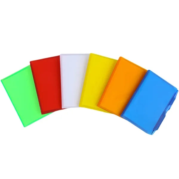 Clear-View Plastic Notepad With Ball Pen Personalization