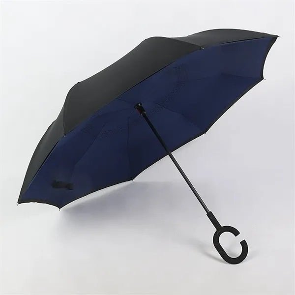 C Handle Manual Double Layer Reverse Umbrella
