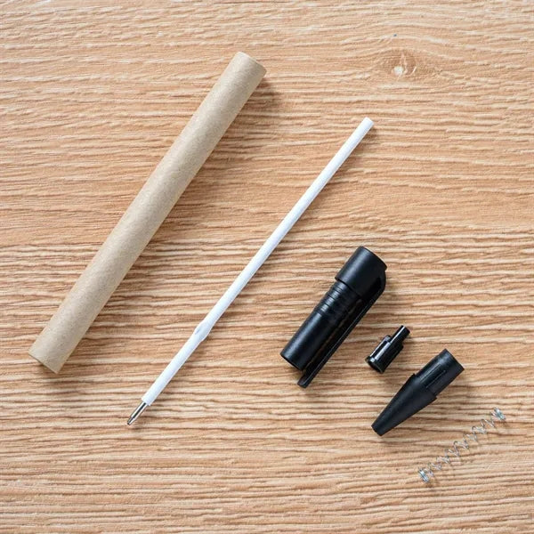 Eco Friendly Blank Pen Kraft Paper Body Clip Tip & Cap