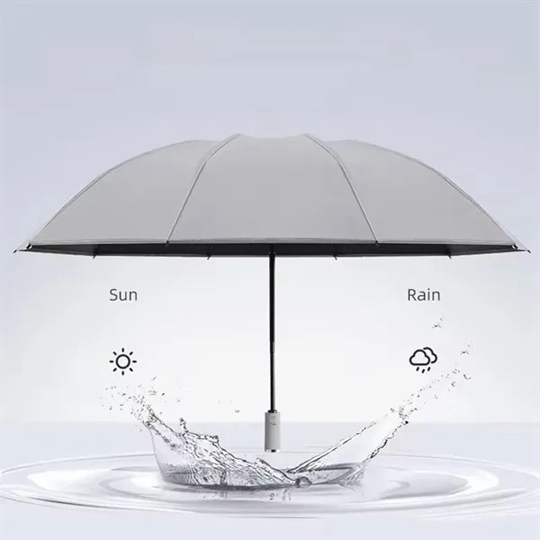 Foldable Reverse Automatic Umbrella with Reflective Stripe