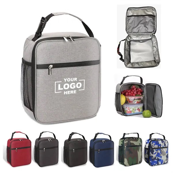 Top Buckle Thermal Lunch Cooler Tote Bag