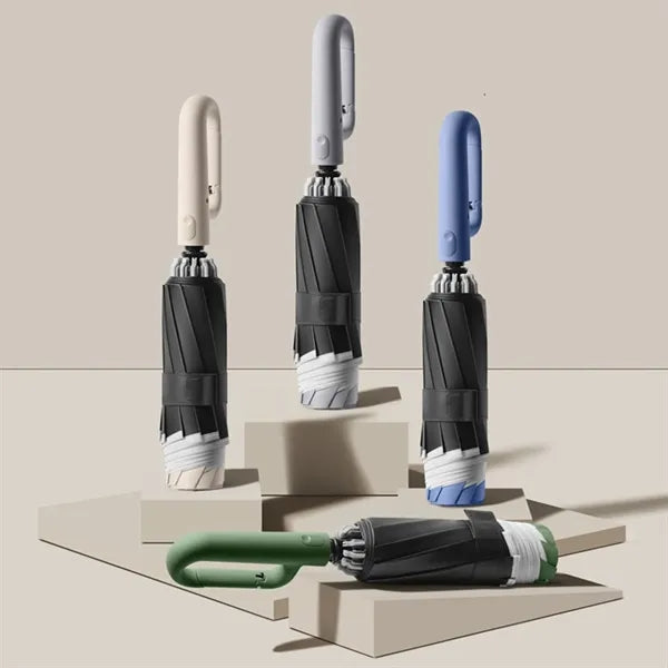 Loop Lock Handle Folding Automatic Inverted Umbrella