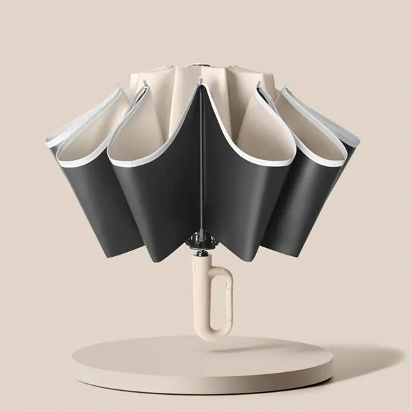 Loop Lock Handle Folding Automatic Inverted Umbrella