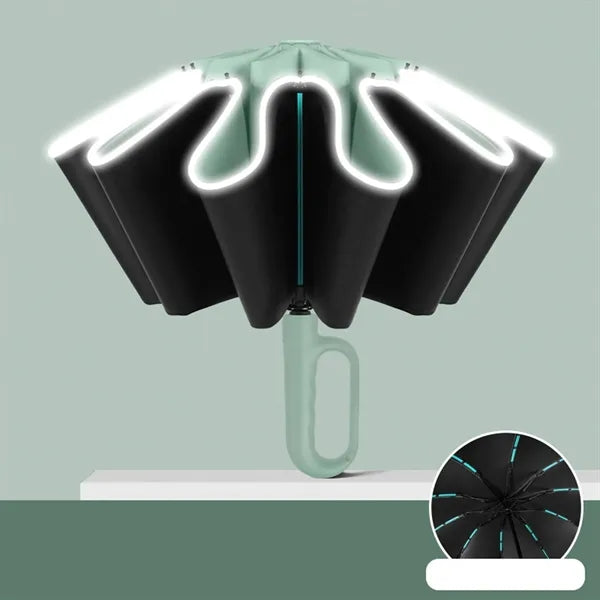 Loop Lock Handle Folding Automatic Inverted Umbrella