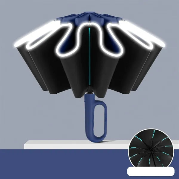 Loop Lock Handle Folding Automatic Inverted Umbrella