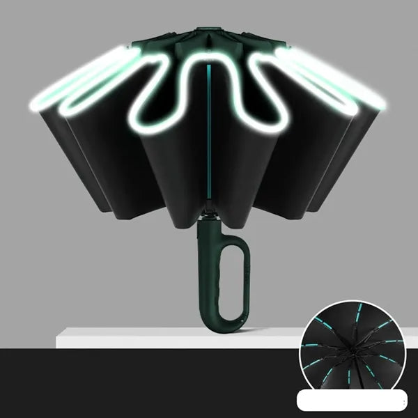 Loop Lock Handle Folding Automatic Inverted Umbrella