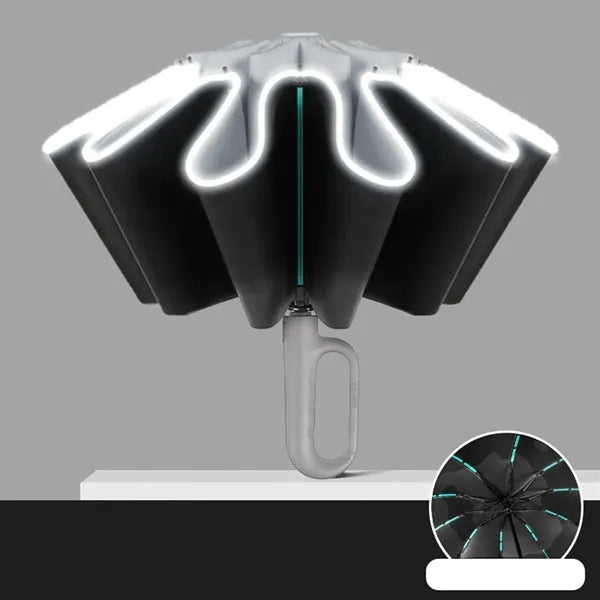 Loop Lock Handle Folding Automatic Inverted Umbrella
