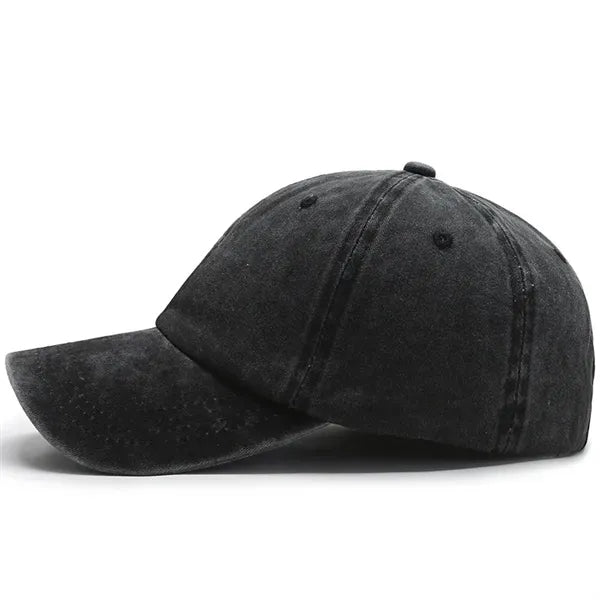 Washed Plain Baseball Cap