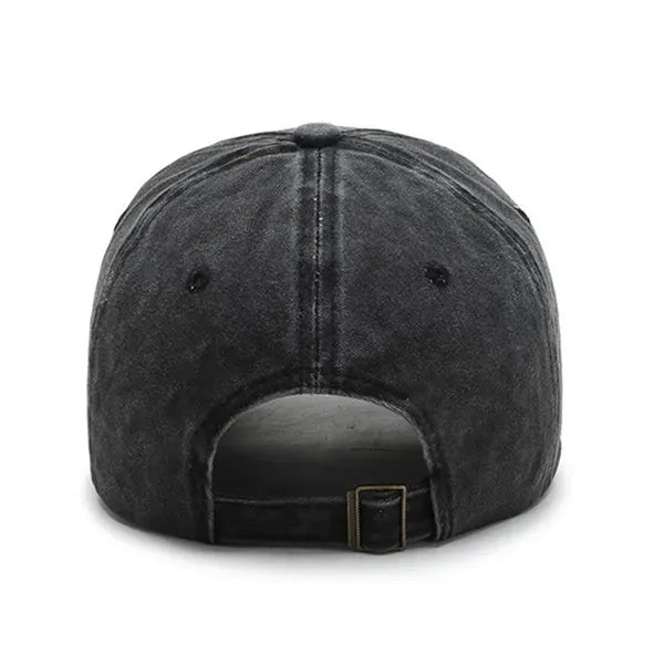 Washed Plain Baseball Cap