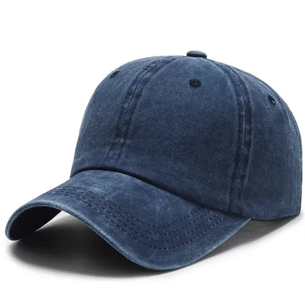 Washed Plain Baseball Cap