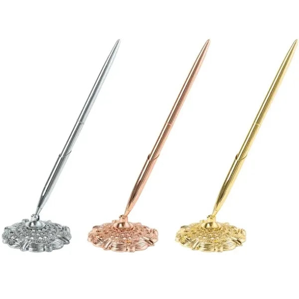 Metal Ballpoint Pen with Stand