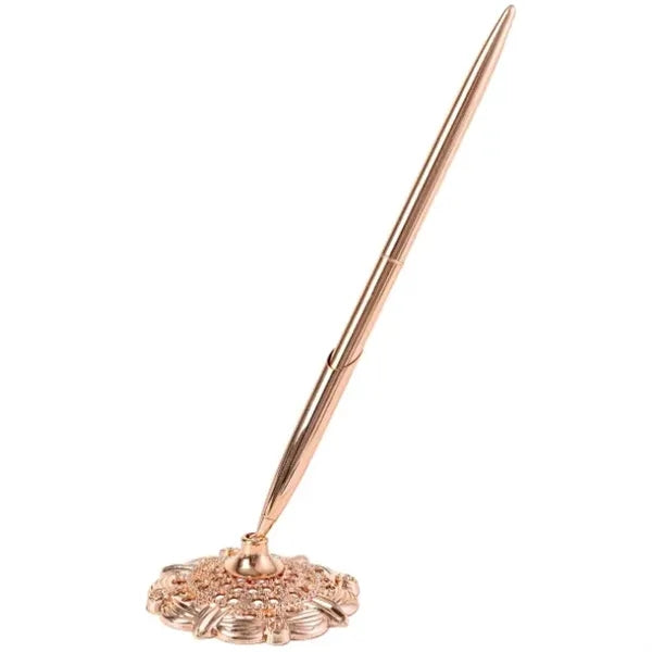 Metal Ballpoint Pen with Stand